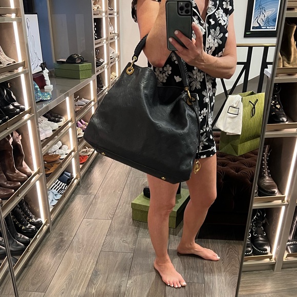 Louis Vuitton Empreinte Artsy navy leather bag - Picture 16 of 16